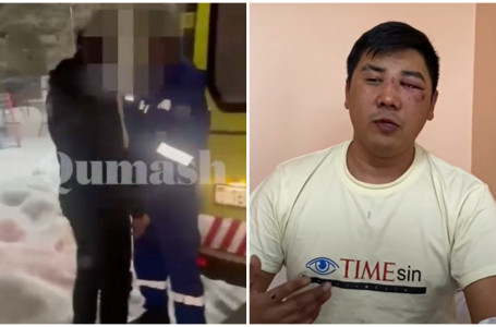 Жедел жәрдем жүргізушісін соққыға жыққан ер адамға іздеу жарияланды